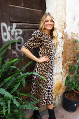 WINNIE DRESS - BIG LUX LEO