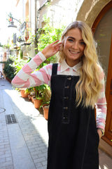 ASTA OVERALL SPENCER - BLACK DENIM