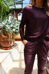 ALMA-PANTS - BORDEAUX