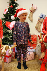 ALMA-LS-TSHIRT-KIDS - CANDYCANE NAVY