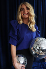 WINNIE BLOUSE - ELECTRIC BLUE