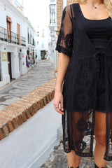 PRIMROSE KIMONO - BLACK