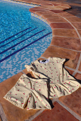 ALMA-FRILL-T-SHIRT (KIDS) - YELLOW CHERRY