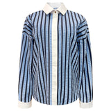 KARO-LS-SHIRT - BLUE STRIPE