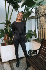 ALMA-PANTS - DARK GREY BLACK TIA