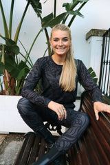 ALMA-LS-U-TSHIRT - DARK GREY BLACK TIA