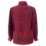 LALA LS SHIRT - BORDEAUX