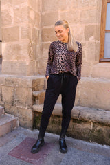 ALMA PANTS (FLEECE) - BLACK