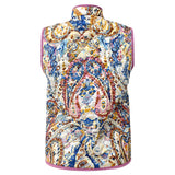 MIMI VEST - BLUE ROSE PAISLEY