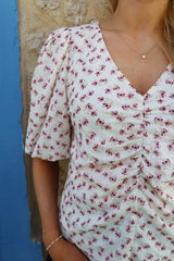 OPAL-SS-BLOUSE - ROSA FLOWER