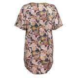 PUK-SS-TUNIC - BLACK PAISLEY