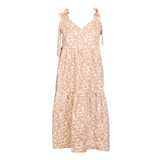 SILJE STRAP DRESS - SAND