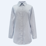 SARA LS SHIRT - BLACK DIAMOND STRIPE