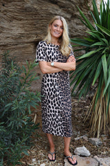 ALMA-TSHIRT-DRESS - BIG LUX LEO FOSSIL