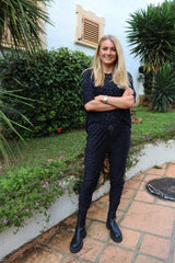 ALMA-PANTS - DARK GREY LEO