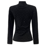 TAMMI LS BLOUSE - BLACK