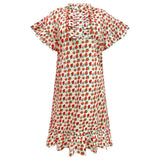 TIA-FRILL-DRESS - STRAWBERRY