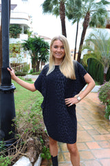 ALMA-TUNIC - DARK GREY LEO