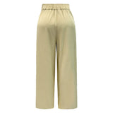 VERA-WIDE-PANT - CASHEW CREME