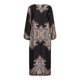 WENNISE LS DRESS - BLACK PAISLEY