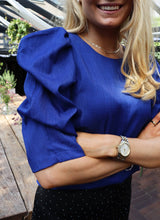WINNIE BLOUSE - ELECTRIC BLUE