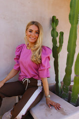 WINNIE BLOUSE - ORCHID PINK