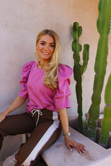 WINNIE BLOUSE - ORCHID PINK