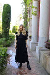 FREDE LONG SKIRT - BLACK