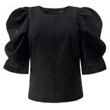 WINNIE BLOUSE - BLACK DIAMOND