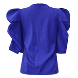 WINNIE BLOUSE - ELECTRIC BLUE