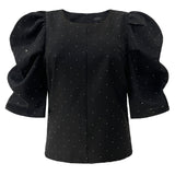 WINNIE BLOUSE - BLACK DIAMOND