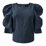 WINNIE BLOUSE - DARK NAVY