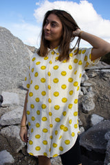 SARA-SS-SHIRT - YELLOW SMILEY