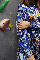 SARADO DRESS - BLUE PAISLEY