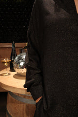 INA-LS-SHIRT - BLACK GOLD