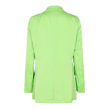 DIBBY-BLAZER - LIMEGREEN SATEEN