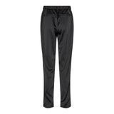 DIBBY-SLIT-PANTS - BLACK SATEEN