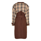 DANNI-TRENCHCOAT - CHOCOLATE CHECK