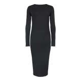 NATALIA-LS-DRESS - BLACK