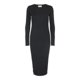 NATALIA-LS-DRESS - BLACK