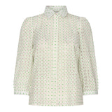 FLORA-BLOUSE - GREEN DAISY