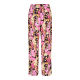 MAGGIE PANTS - PINK CHOCO PRINT