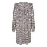 HEATHER-LS-DRESS - NAVY CLOVER