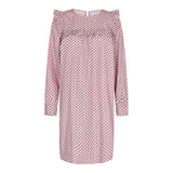 HEATHER-LS-DRESS - PINK CLOVER