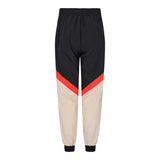 NIA TRACK PANTS - BLACK ORANGE SAND