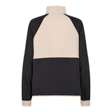 NIA TRACK JACKET - BLACK ORANGE SAND