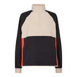 NIA TRACK JACKET - BLACK ORANGE SAND
