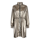 META-TRACK-COAT - DARK GRAY METALLIC