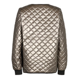 META-QUILT JACKET - DARK GRAY METALIC