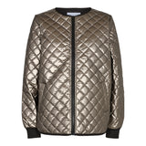 META-QUILT JACKET - DARK GRAY METALIC